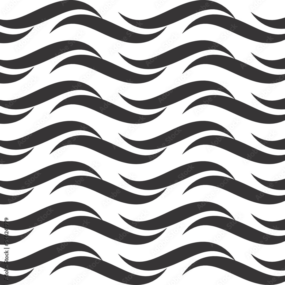 Artistic Wavy Pattern Line Element Artistic Wavy Pattern Line Element