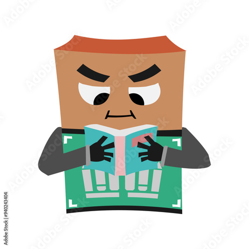 illustration about learning knowledge , cartoon about knowledge 