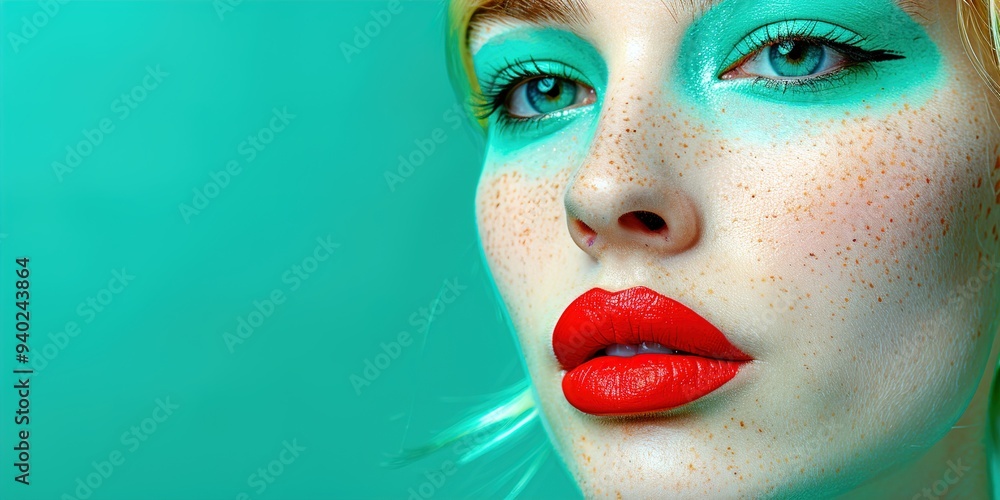 portrait of a woman with makeup portrait of a woman with makeup