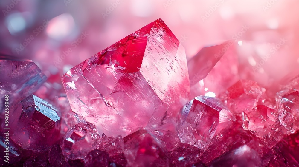 Pink Crystal Macro Photography Abstract Background Pink Crystal Macro Photography Abstract Background