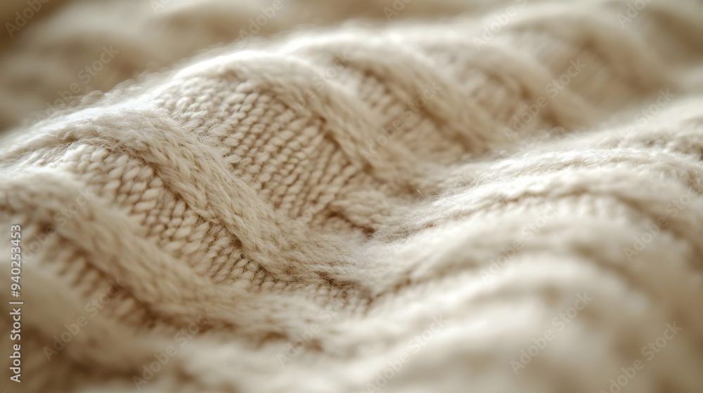 Soft Cream Knit Texture Background Soft Cream Knit Texture Background