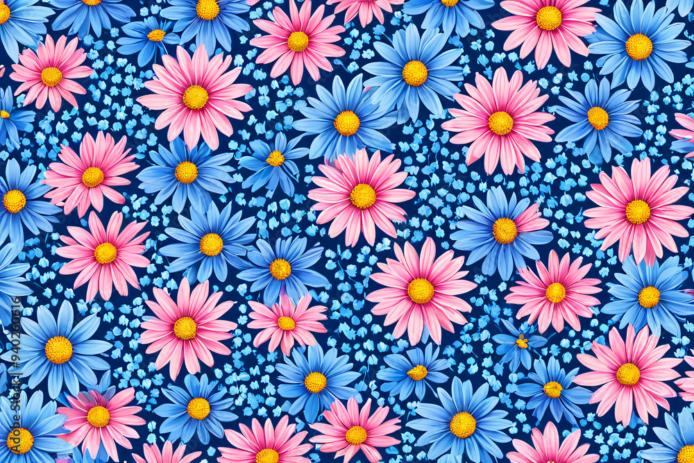 seamless background with flowers seamless background with flowers