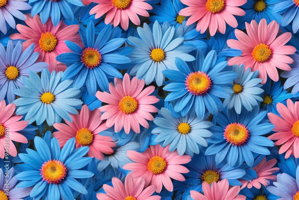 pattern with colorful flowers pattern with colorful flowers