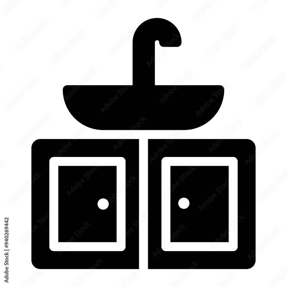 sink glyph icon sink glyph icon