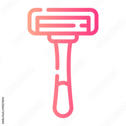 razor blade gradient icon