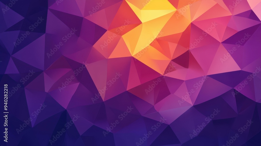 A vibrant purple polygonal triangle background, perfect for modern designs with a fun, cartoonstyle texture. A vibrant purple polygonal triangle background, perfect for modern designs with a fun, cartoonstyle texture.
