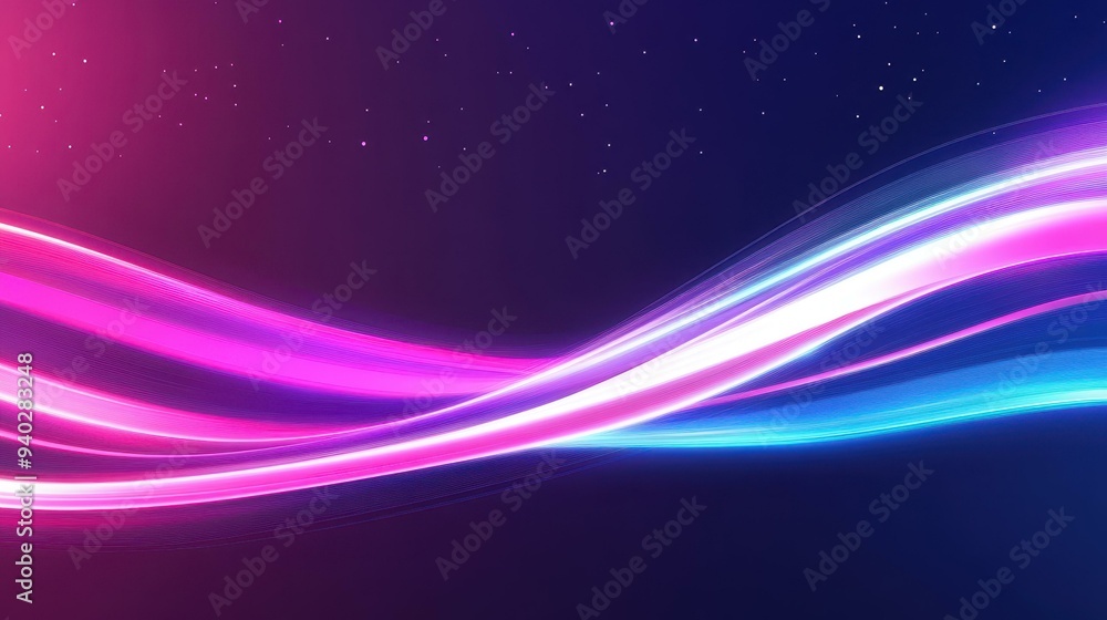Experience the allure of neon waves with this sleek digital background, combining modern textures and a smooth abstract design. Experience the allure of neon waves with this sleek digital background, combining modern textures and a smooth abstract design.