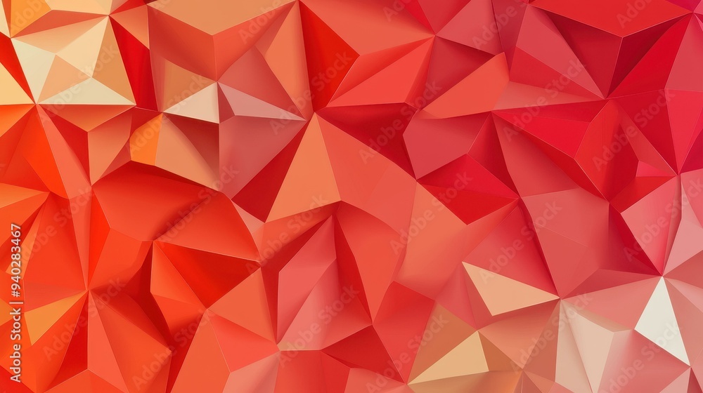 A vibrant red polygon background, blending modern flat illustrations with playful textures for a unique visual appeal. A vibrant red polygon background, blending modern flat illustrations with playful textures for a unique visual appeal.