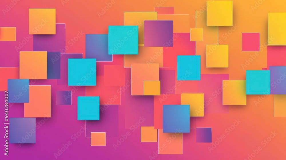 Vibrant pixel texture features a colorful halftone wave, creating a lively backdrop with charming square patterns. Vibrant pixel texture features a colorful halftone wave, creating a lively backdrop with charming square patterns.