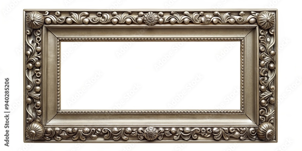 Metal frame isolated on white background with clipping path, metal, frame, isolated, white background, clipping path, steel Metal frame isolated on white background with clipping path, metal, frame, isolated, white background, clipping path, steel