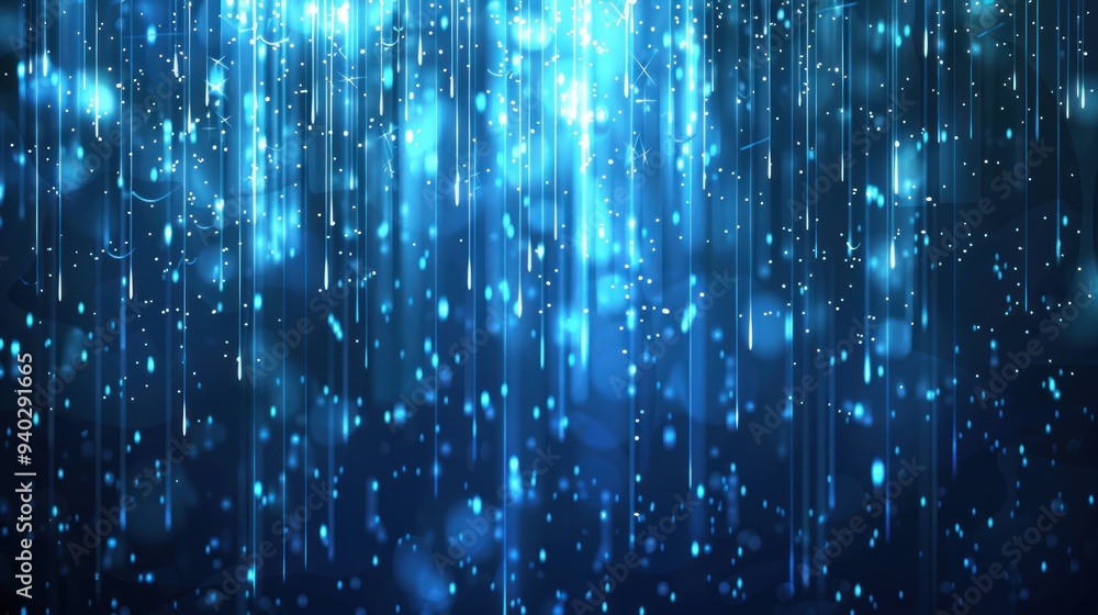 Abstract Blue Lights Background Abstract Blue Lights Background