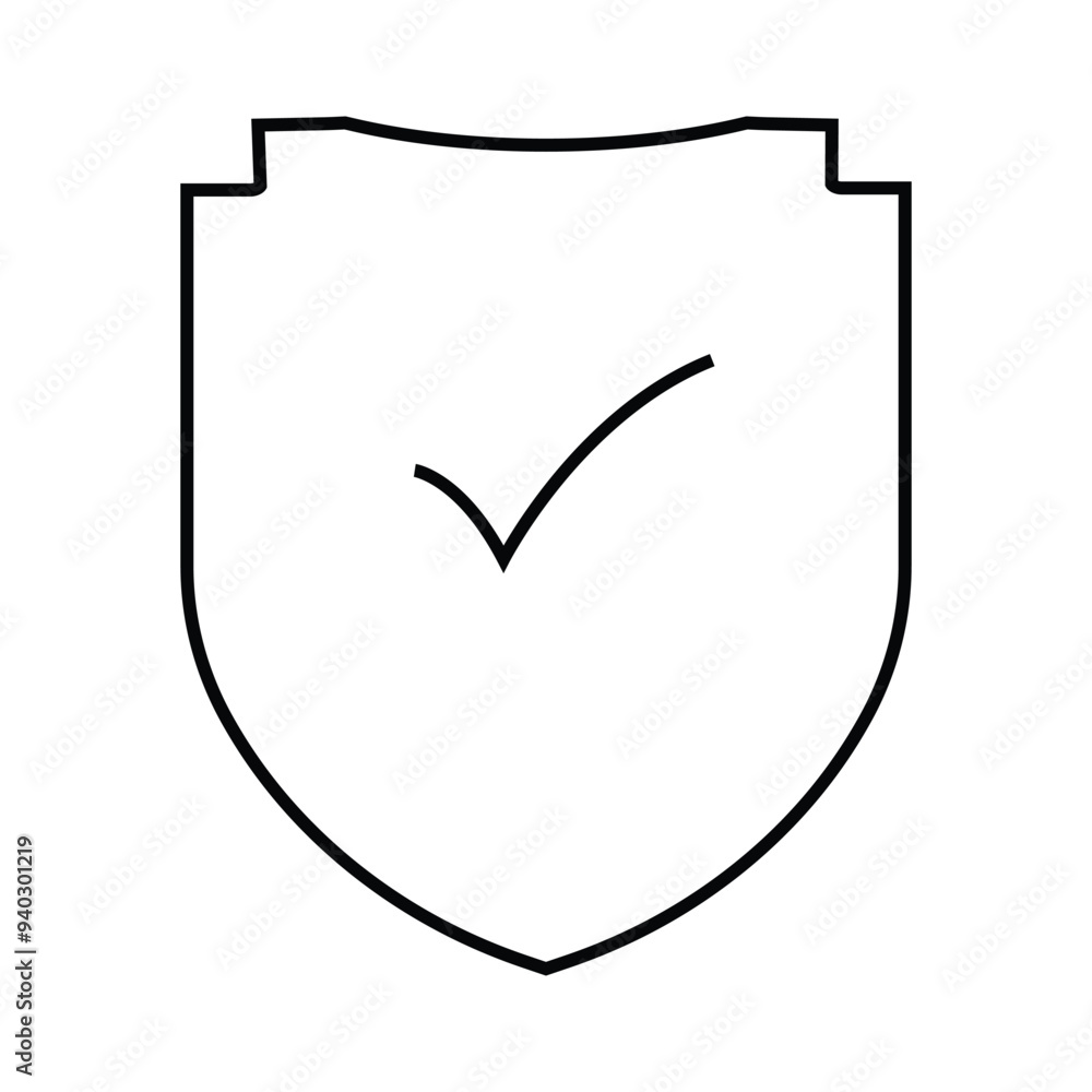 check mark icon in a shield check mark icon in a shield