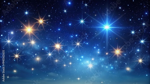 Night sky filled with twinkling stars, starry, cosmos, celestial, astronomy, universe, constellation, galaxy, night, space