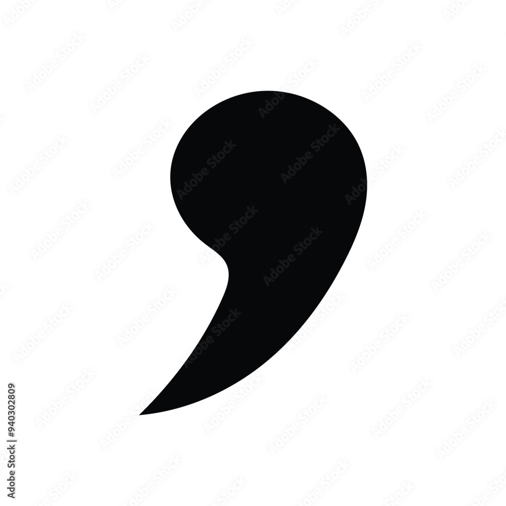 comma punctuation icon comma punctuation icon