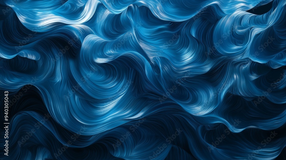 Abstract Blue Waves, Digital Art, Abstract Background, Fluid Design, Blue Wave, Lines, Dynamic Abstract Blue Waves, Digital Art, Abstract Background, Fluid Design, Blue Wave, Lines, Dynamic