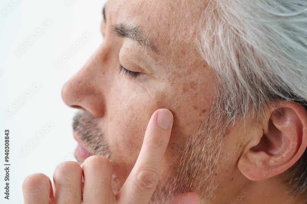 Obraz premium シミ・男性