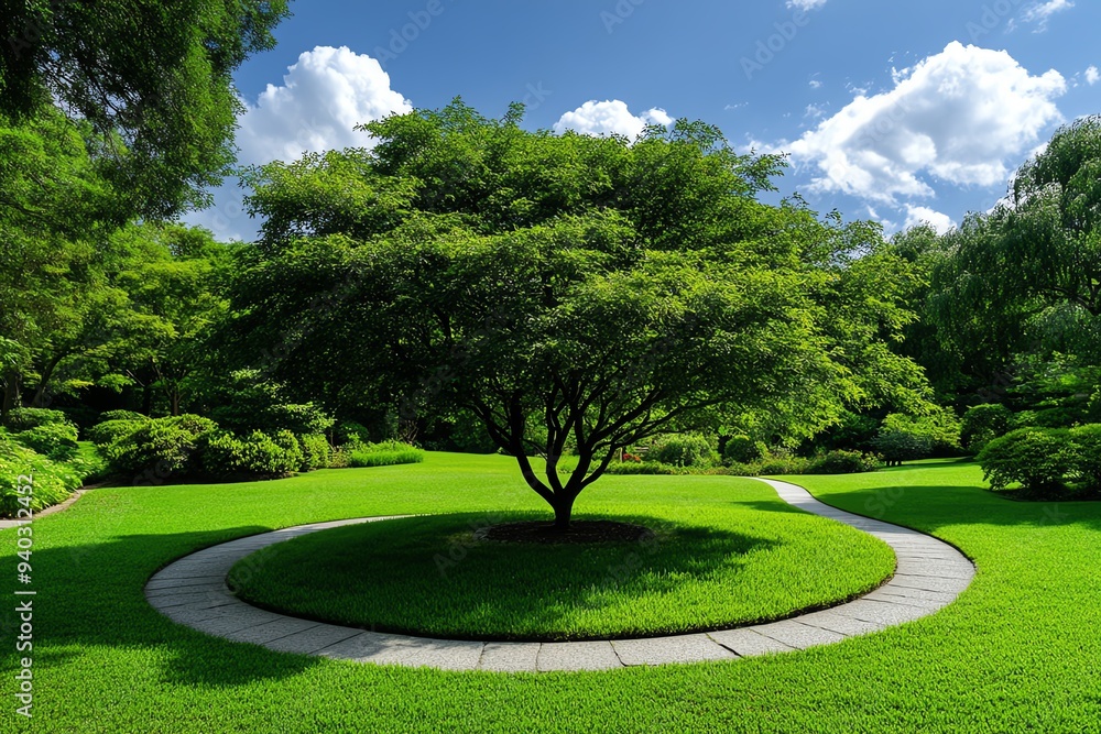 A sad willow tree in an overgrown garden, with its branches creating a natural, sheltered space for solitude and reflection A sad willow tree in an overgrown garden, with its branches creating a natural, sheltered space for solitude and reflection