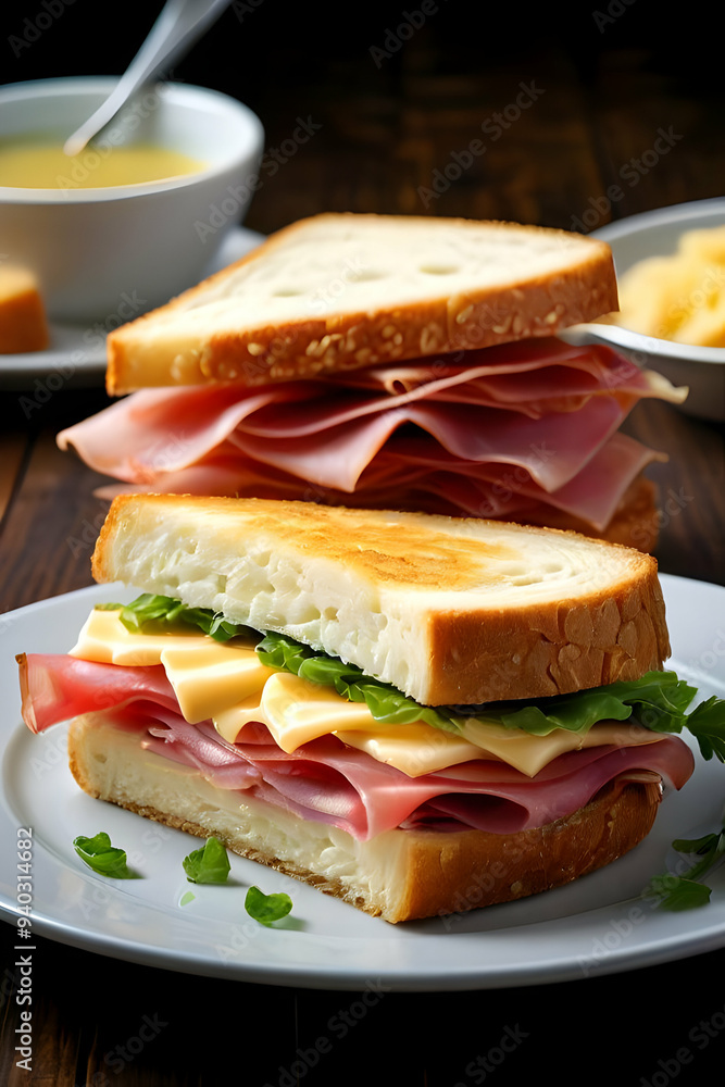 ham and cheese sandwich ham and cheese sandwich