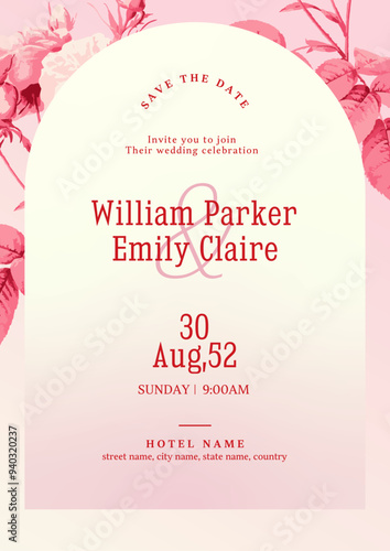 Minimal Wedding Invitation Set