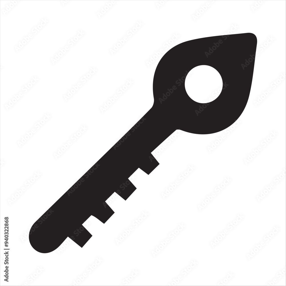 silhouettes of keys silhouette victor style with white background silhouettes of keys silhouette victor style with white background
