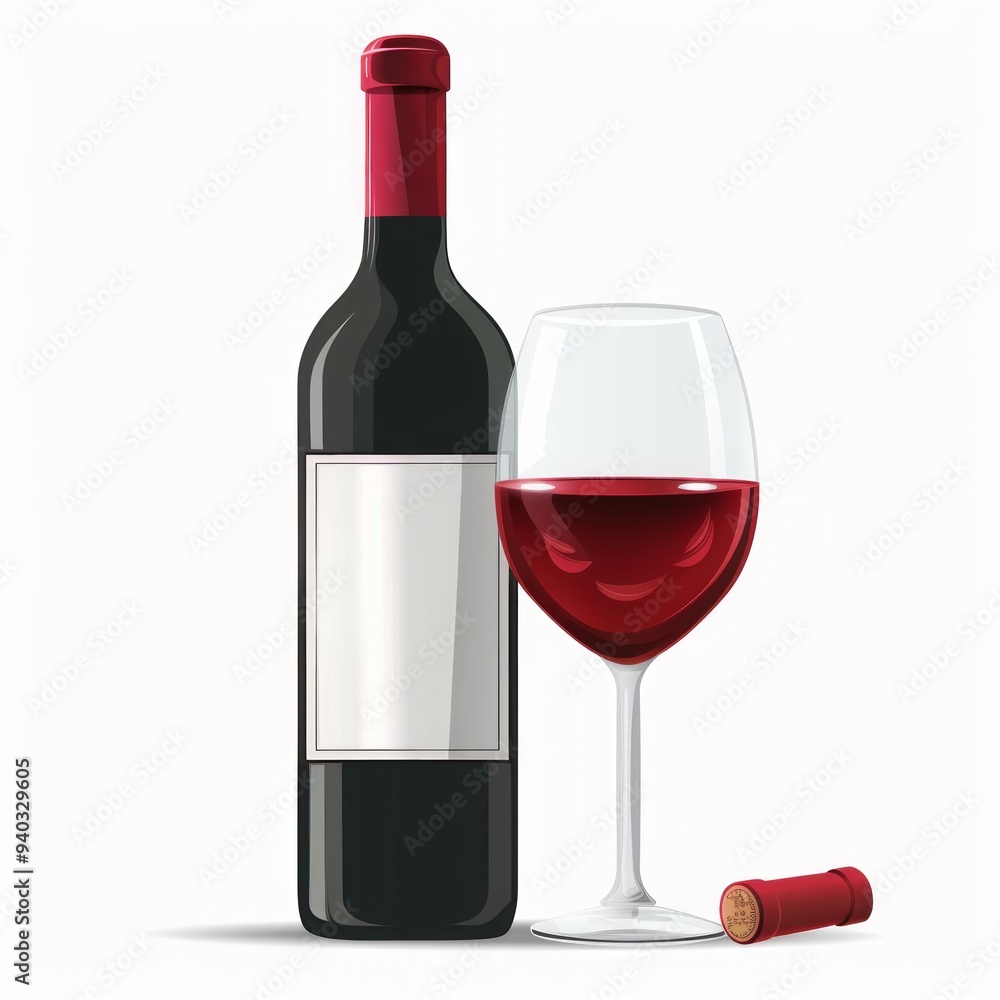 wine bottle glass icon vector on white background wine bottle glass icon vector on white background