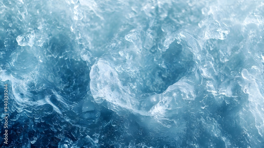 Abstract Blue Ice Texture Background Abstract Blue Ice Texture Background