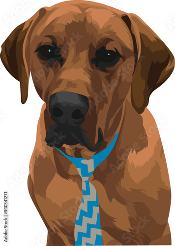 portrait of a dachshund