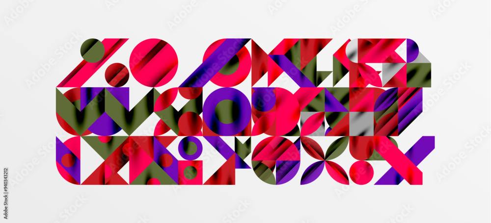 Geometric neo patterns. Abstract background for covers, banners, flyers and posters and other templates