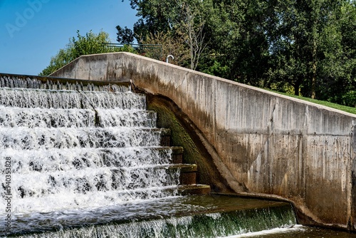 Quarton Lake Park and the Rouge River on a Summer day photo