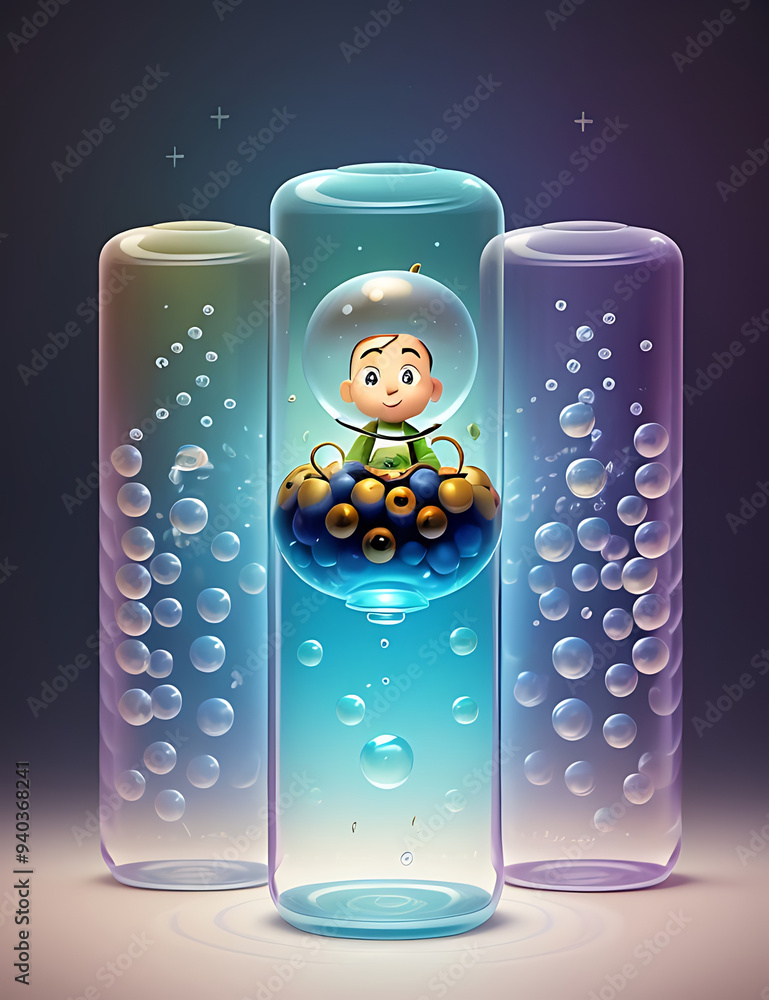Obraz premium A creative concept of 