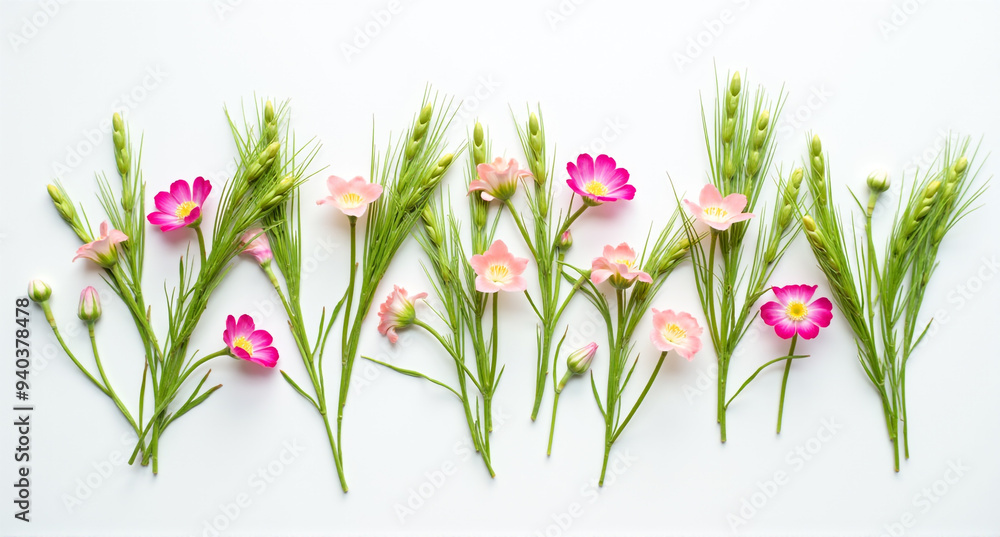 Fototapeta premium spring flowers in grass