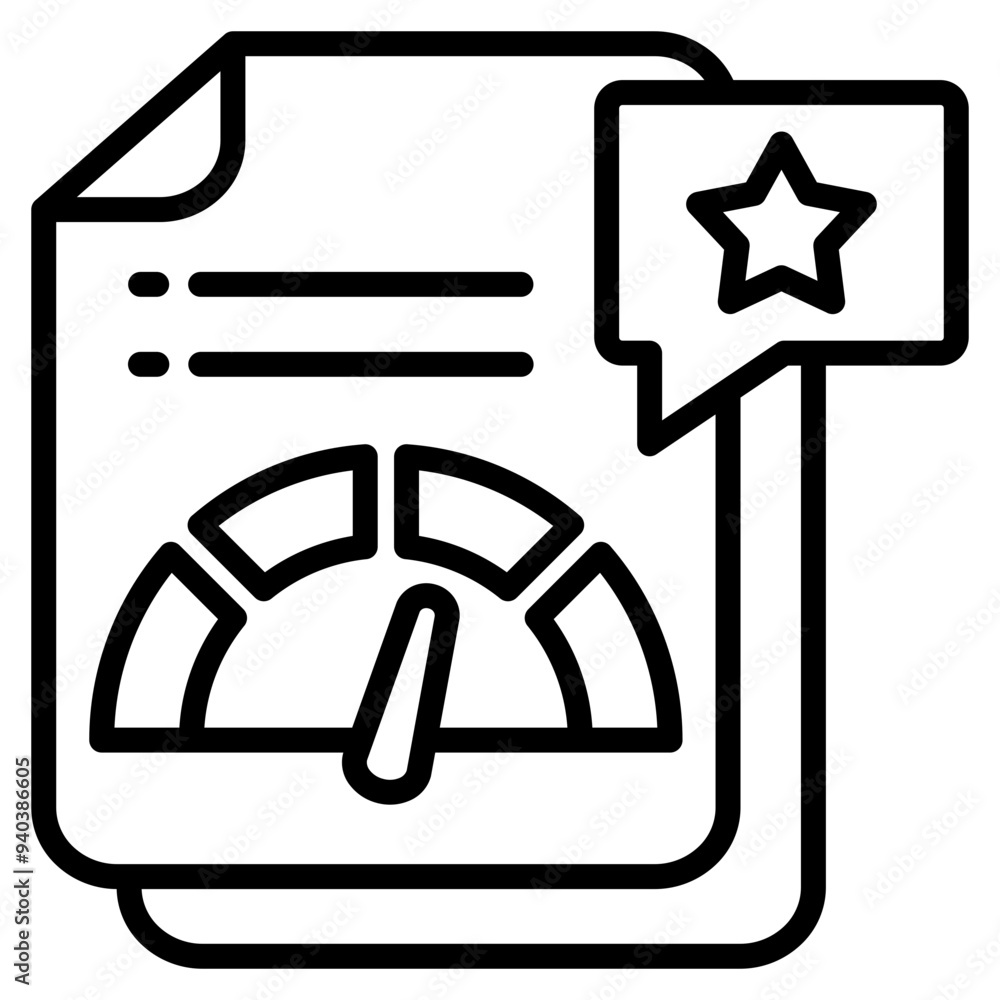 Performance Review Icon For Design Elements Performance Review Icon For Design Elements