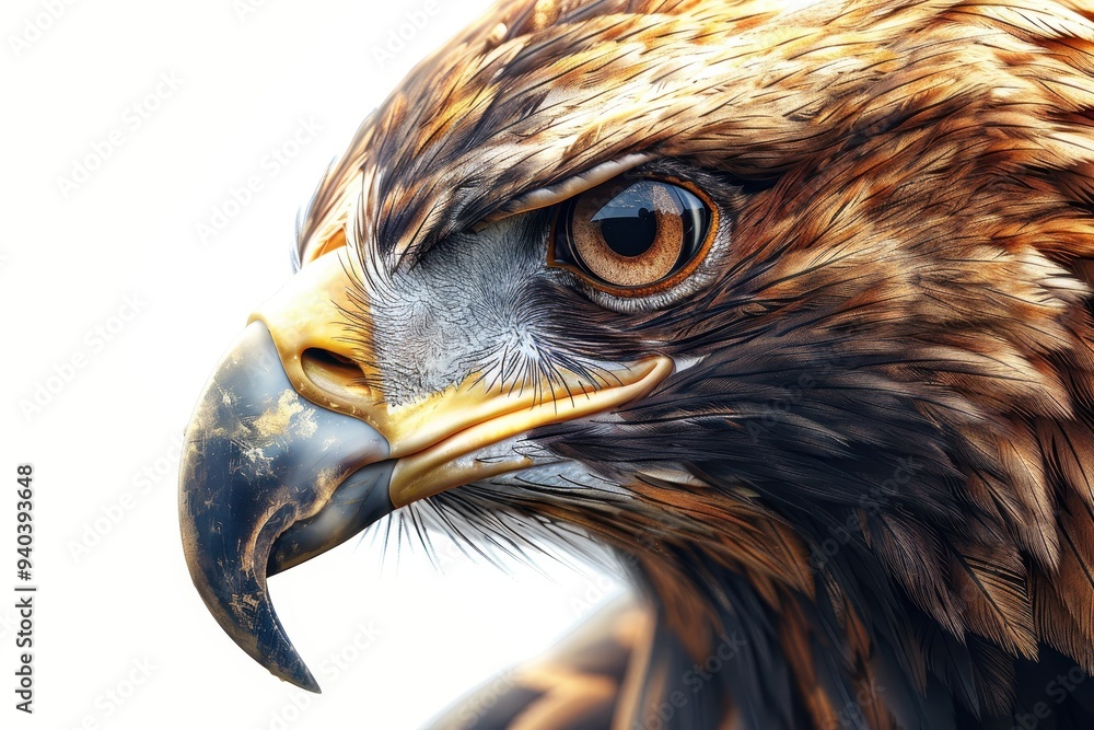 Naklejka premium Golden Eagle Close-up