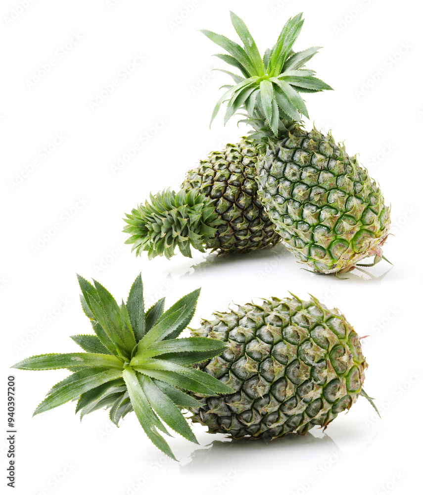 Fototapeta premium Pineapple on a white background