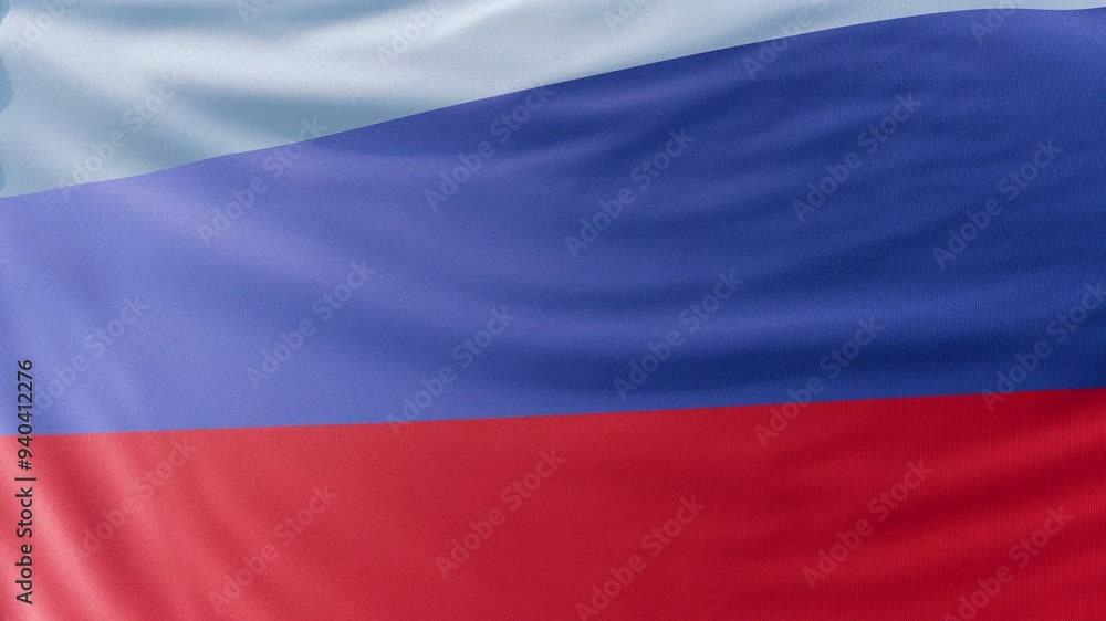 Russian Flag Waving in a Sunny Day, 4K Video Element , Russia Flag Waving Russian Flag Waving in a Sunny Day, 4K Video Element , Russia Flag Waving