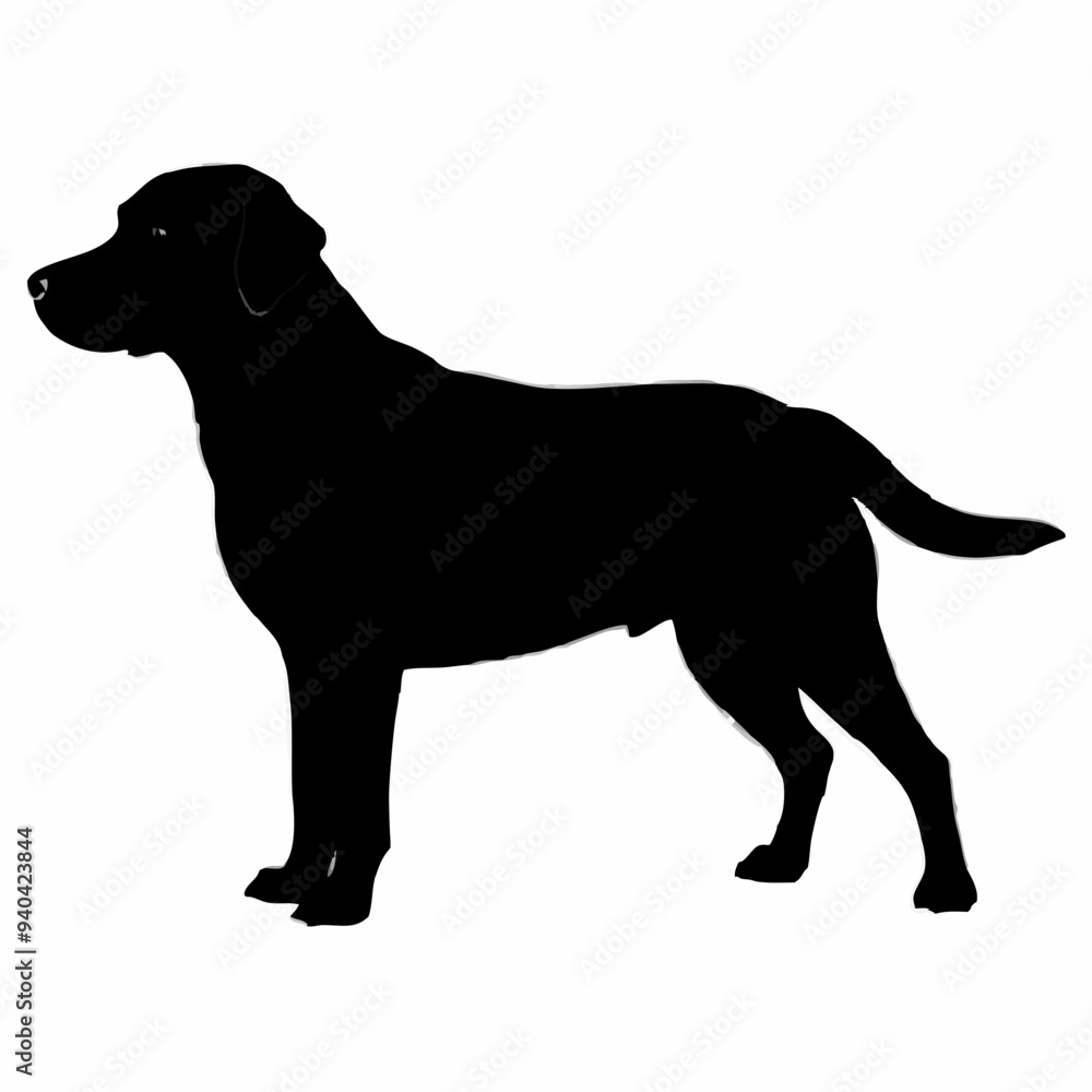 Fototapeta premium Dog Silhouette svg, Digital Download, Dog Silhouette svg bundle,Dog Silhouette png,Dog Breed Silhouettes, Dog Breed SVG