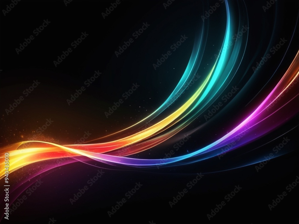 Abstract color speed light curveblack technology background Abstract color speed light curveblack technology background
