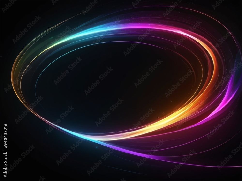Abstract color speed light curveblack technology background Abstract color speed light curveblack technology background