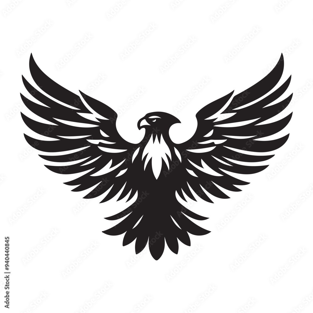 Obraz premium vector,eagle silhouette