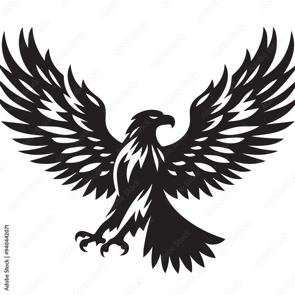 vector,eagle silhouette vector,eagle silhouette