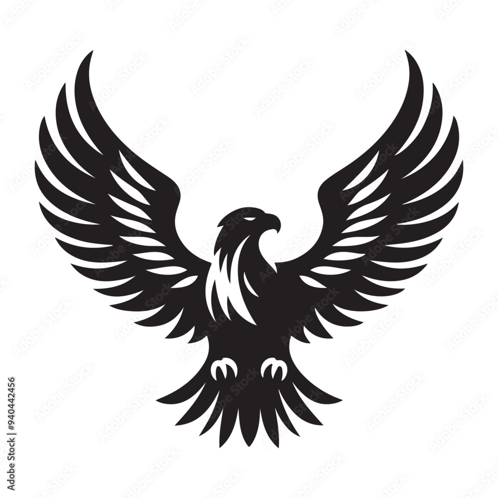 Obraz premium vector,eagle silhouette
