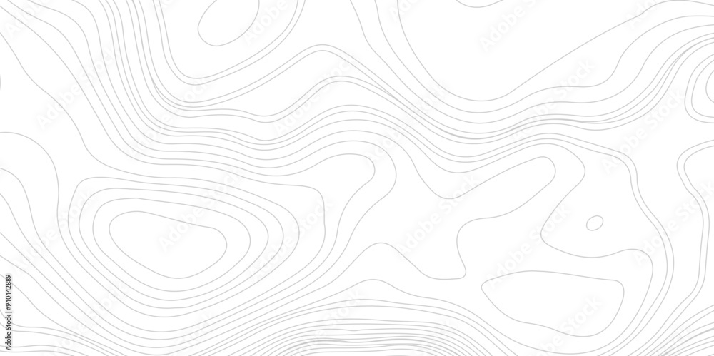 Geographic line map with elevation assignments. Vector topographic map background. Business concept. Abstract vector illustration.