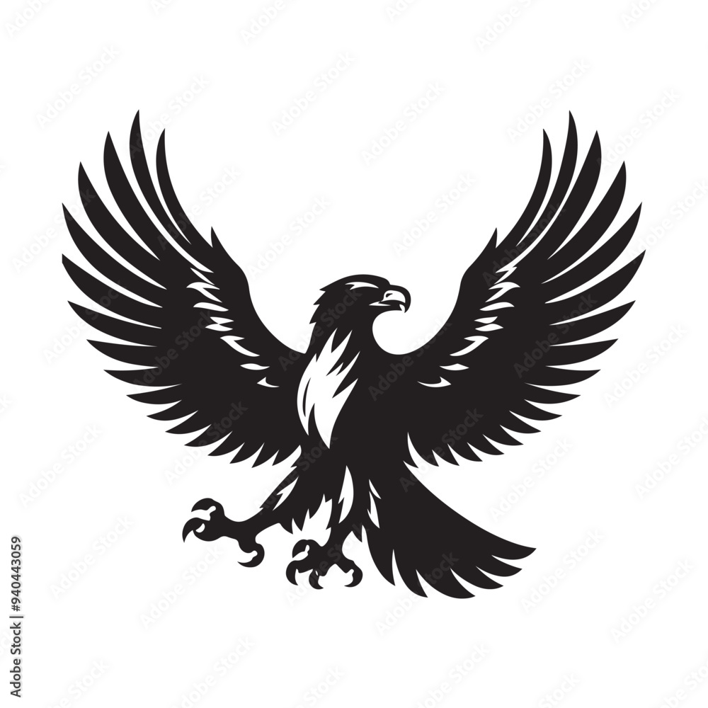 vector,eagle silhouette vector,eagle silhouette