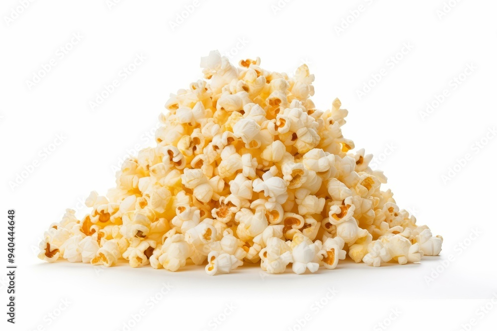 Close-up of a Pile of Buttery Popcorn Close-up of a Pile of Buttery Popcorn