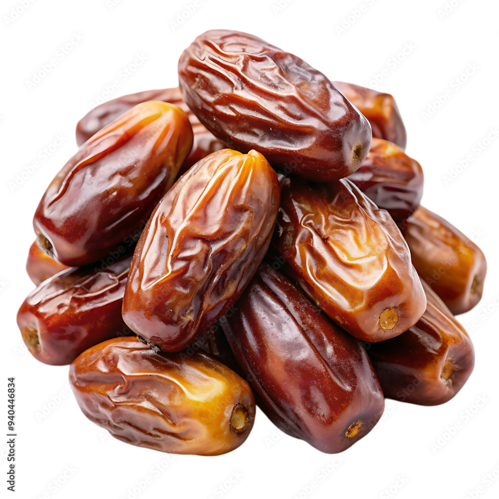 High-Resolution PNG Image of Dried Dates Isolated on a Pure White Background for Digital and Graphic Use High-Resolution PNG Image of Dried Dates Isolated on a Pure White Background for Digital and Graphic Use