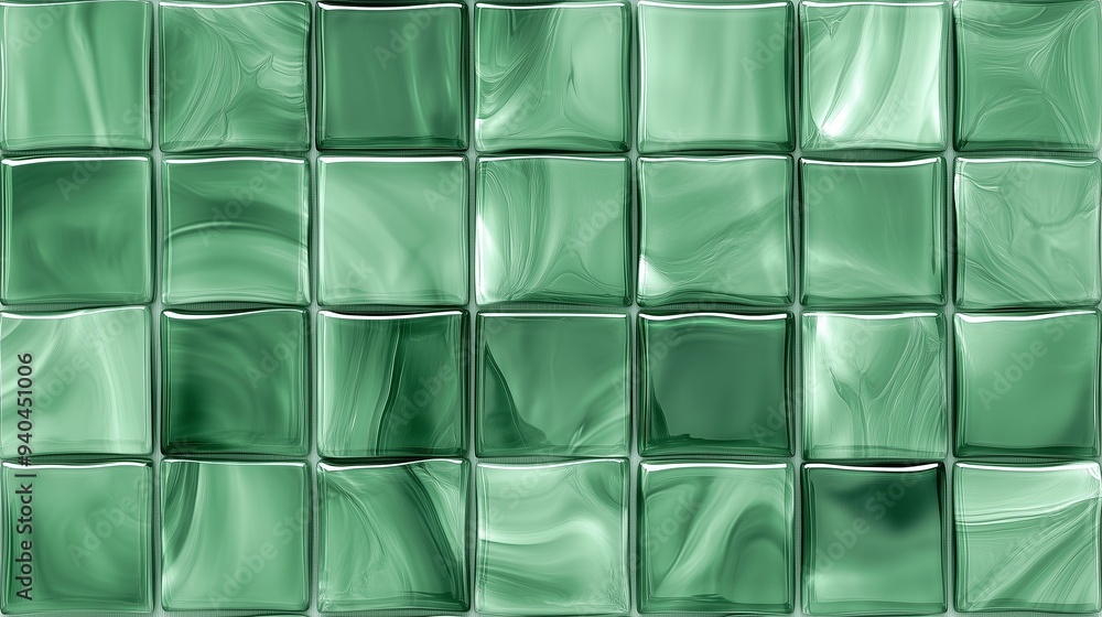 green tile texture, seamless pattern of green, glossy glass tiles with an exotic design green tile texture, seamless pattern of green, glossy glass tiles with an exotic design
