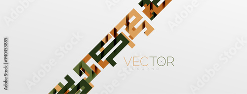 Color bend lines with shadow texture effect. Vector Illustration For Wallpaper, Banner, Background, Card, Book Illustration, landing page