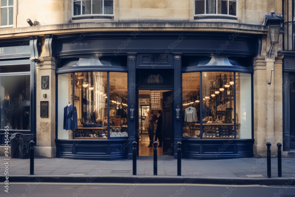 Elegant Shop Front in London - Fashion Retail Store Elegant Shop Front in London - Fashion Retail Store