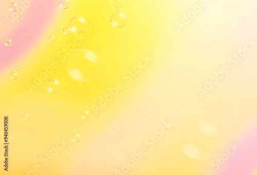 A mesmerizing abstract art piece featuring a vibrant color gradient of pink and yellow hues