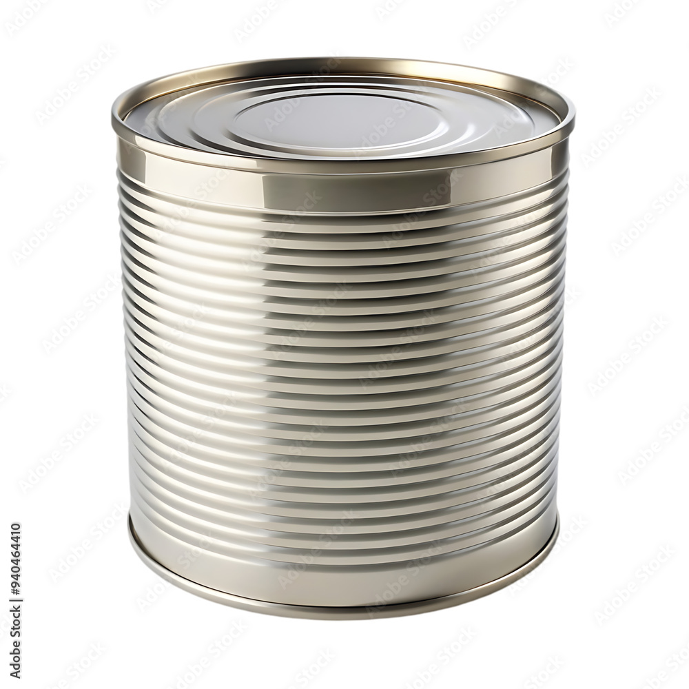 Tin Can isolated on transparent background Tin Can isolated on transparent background